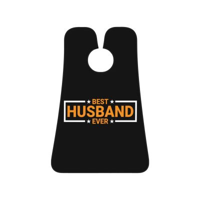 ZKLCRYTR Best Husband Ever Men's Beard Bib Apron Waterproof Smooth Surface Beard Apron Durable Foldable Beard Hair Men's Gift