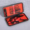 12pcs Stainless Steel Eyebrow Scissors Nail Clipper Dead Skin Pusher Manicure Tool Set view 2