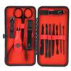 12pcs Stainless Steel Eyebrow Scissors Nail Clipper Dead Skin Pusher Manicure Tool Set view 4
