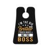 ZKLCRYTR I'm Big Brother Which Makes Me The Boss Men's Beard Bib Apron Waterproof Smooth Surface Beard Apron Durable Foldable Beard Hair Men's Gift view 1