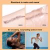 2025 New Microblading Eyebrow Pen (Chestnut), 3D Waterproof Microblading Eyebrow Color with 4 Fork Tip Tattoo, Long-Lasting Natural Hair-Like Eyebrow Pen, Professional Eyebrow Pencils for Women view 3
