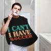 ZKLCRYTR I Can't I Have Soccer Men's Beard Bib Apron Waterproof Smooth Surface Beard Apron Durable Foldable Beard Hair Men's Gift view 2