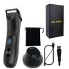 Body Grooming Electric Intimate Shaver For Men Intimate Hair Trimmer For Groin Area & Pubic Hair Waterproof Wet/Dry Electric Shaver For Men Pubic Hair Waterproof Cordless Rechargeable Body Groomer view 1