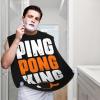 ZKLCRYTR Ping Pong King Men's Beard Bib Apron Waterproof Smooth Surface Beard Apron Durable Foldable Beard Hair Men's Gift view 2
