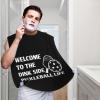 ZKLCRYTR Welcome To The Dink Side Pickleball Life Men's Beard Bib Apron Waterproof Smooth Surface Beard Apron Durable Foldable Beard Hair Men's Gift view 2
