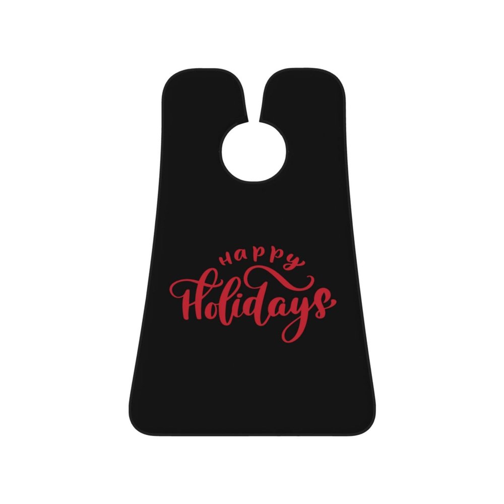 ZKLCRYTR Happy Holiday Men's Beard Bib Apron Waterproof Smooth Surface Beard Apron Durable Foldable Beard Hair Men's Gift