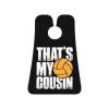 ZKLCRYTR That's My Cousin Volleyball Men's Beard Bib Apron Waterproof Smooth Surface Beard Apron Durable Foldable Beard Hair Men's Gift view 1
