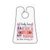 ZKLCRYTR I Only Love America And My Mama I'm Sorry Men's Beard Bib Apron Waterproof Smooth Surface Beard Apron Durable Foldable Beard Hair Men's Gift view 1