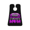 ZKLCRYTR I'm Spending Valentines With Your Mom Men's Beard Bib Apron Waterproof Smooth Surface Beard Apron Durable Foldable Beard Hair Men's Gift view 1