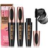 4D Silk Fiber Lash Mascara - Smudge-Proof, Extension, Voluminous, Natural & Waterproof, Long-Lasting, No Flaking/No Clumping, All Day Exquisitely Full (2 Packs) view 1