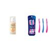 Hawaiian Tropic SPF 30 Face Sunscreen 1.7oz & Schick Hydro Silk Dermaplaning Razor Peach Fuzz Remover Facial Razor Kit view 1