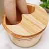 GenSDH Foot Spas for Home Use Pedicure Tub Wooden Foot Basin,Solid Wood Foot Tub,Pedicure Bowl Spa Massage Pedicure Barrels Household Foot Bath Barrel,with Lid with Massager view 4