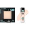 Maybelline Fit Me Matte + Poreless Pressed Powder, Translucent, 1 Count & Liquid Foundation Makeup, Fair Porcelain, 1 Count Bundle view 1
