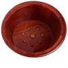 GenSDH Foot Spas for Home Use Wooden Foot Bath Barrel Foot Basin Durable Foot Spa Sauna Bath Foot Tub, Bath for Hands and Feet Foot Spa Bath Massager (Dark Brown) view 3