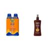 Banana Boat Sport Ultra SPF 50 Sunscreen Spray Twin Pack and Hawaiian Tropic SPF 25 Tanning Oil Spray Sunscreen view 1
