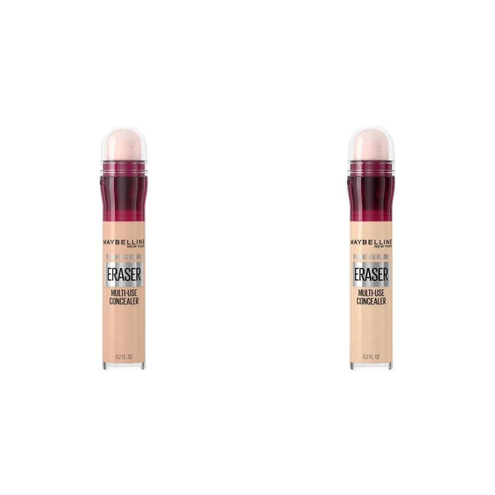 Maybelline Instant Age Rewind Dark Circles Concealer Bundle, 115 & 100 Counts