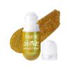 DAGEDA Body Glitter Gel, Roll-on Face Glitter for Mermaid Makeup Festival Rave Accessories, Holographic Hair Glitter Gel,Body Shimmer Halloween Makeup for Rave Party(Laser Gold) view 1