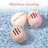 3 Pcs Makeup Sponge Holder, Cosmetic Travel Cases, Egg-shaped Blender Storage, Durable Silicone Organizer for Wet or Dry Makeup Sponges, Space-Saving, Easy to Clean (white/pink/khaki) view 4