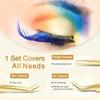 MORGLES Golden Lash Tweezers Set, 5 PCS Professional Eyelash Tweezers for Eyelash Extensions for Beginners & Lash Artists view 4