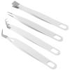 ARTIBETTER Stainless Steel Tweezers Tool Set Multipurpose Tweezers for Eyelash Ingot Hairs Crafting Stamp Jewelry False Lashes Non-magnetic view 1