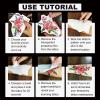 24-Sheet Naughty Temporary Tattoos - Sexy Flower Designs for Lower Back, Legs & Body - Waterproof Fun Body Art for Women & Girls view 4
