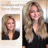 MORICHY Hair Topper for Women with Thinning Hair 20inch Long Wavy HairToppers with Bangs 6.5"x6.5" Large Base Synthetic Wiglets Ombre Dark Blonde view 3