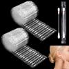 Hoolerry 200 Pcs Piercing Aftercare Swabs Disposable Individually Packaged Saline Solution Swabs for Hole Cleaner, Keloid Bump Removal, Nose Piercing Bump view 1