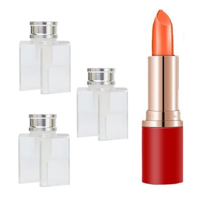 3 Set DIY Lipstick Mold Tool Set Silicone Lipstick Lip Balm Making Lips Mold Set Cosmetic DIY Mold for 12.1mm Lipstick Tube