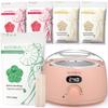 KOTAMU Pink Digital Waxing Kit with 1lb Aloe Wax Beads, Wax Kit for Women Men Sensitive Skin, Thick Hair Formula Wax Beans, For Facial, Arms, Bikini, Brazilian, Legs Hair Removal view 1