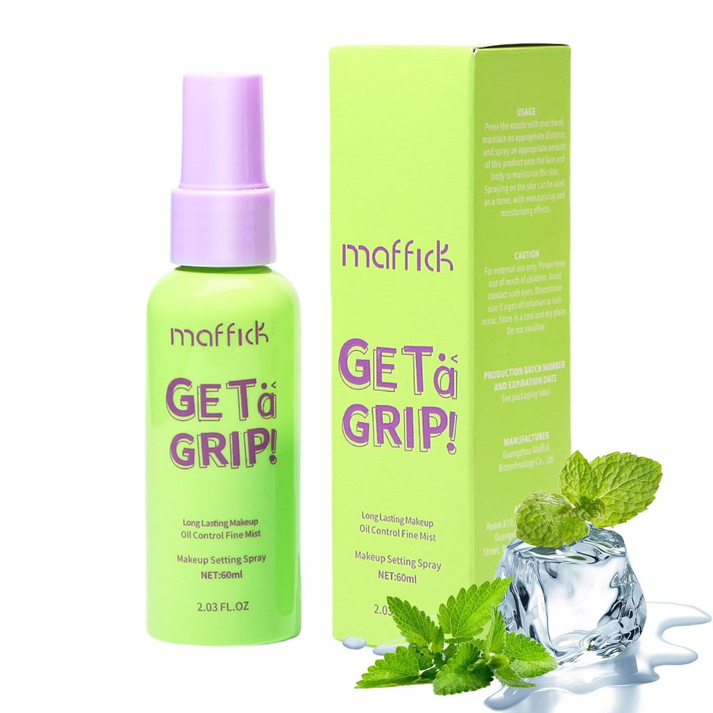 CLY AMS Get a Grip Makeup Setting Spray Lock Makeup Matte Finishing Spray, Oil Control Hydrate Make Up Spray for Long-Lasting Lightweight Makeup