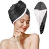 Bsofter Microfiber Hair Towel Wrap for Women - Anti Frizz Satin Hair Wrap Towels,Super Absorbent Wet Hair Towel Wrap,Hair Towel for Curly Hair,Satin Hair Wrap for Sleeping view 1