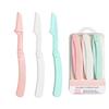 Eyebrow Razor,Women's Eyebrow Trimmer, Collapsible Travel Pack of 3 Tablets,Face Razors for Women | Eyebrow Razor & Face Shaver for Women, Facial Hair Razor Tool Facial shaver Dermaplaning Tool view 1