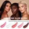 Cream Blush Stick, Natural Glow Finish Looking, Hydrating Lightweight Shiny Long Wearing Blendable Blush for Cheeks & Lips (#2 Cream, 1 PC) view 3