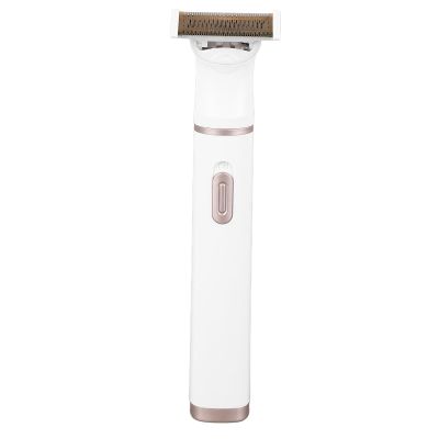 XHTLLO 5 in 1 Women'S Electric Hair Trimmer Kit, Washable, Low Noise, Rechargeable Clipper for Facial Hair Removal, Includes 5 Trimmer Heads and USB Charging, Portable Versatile