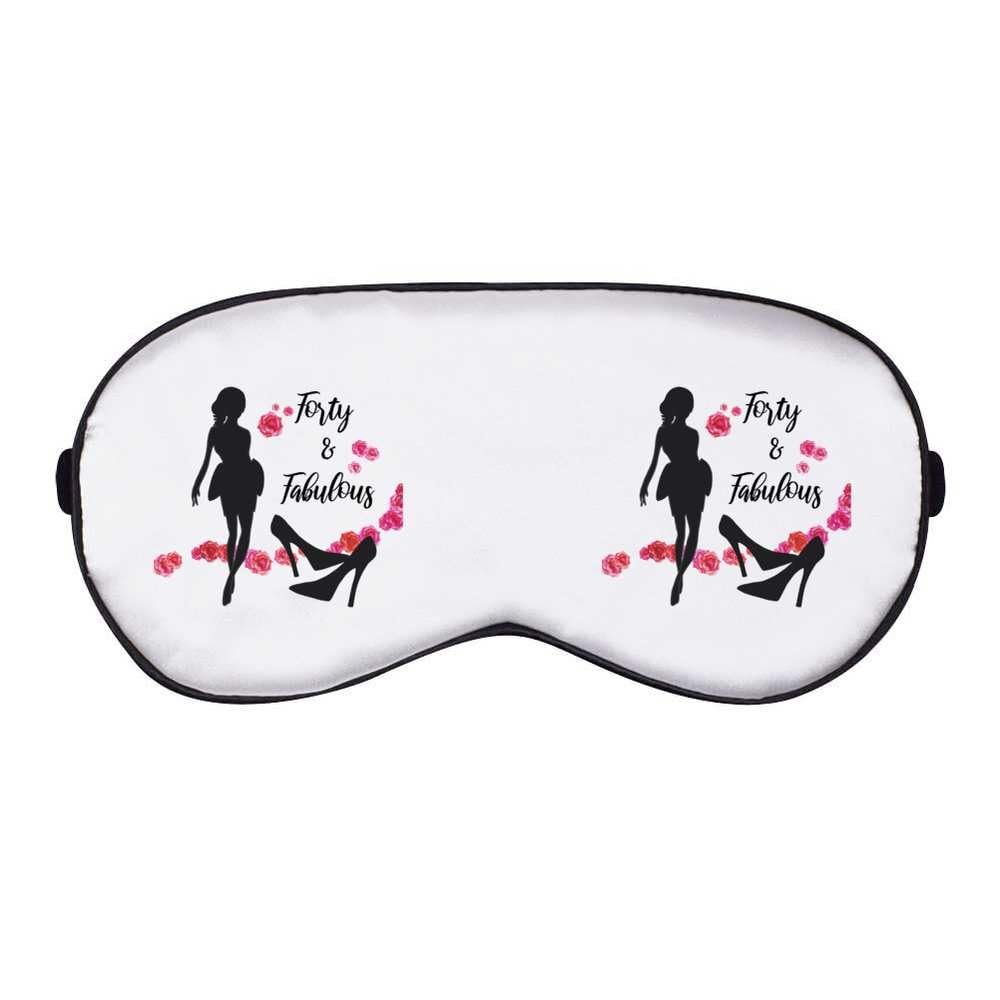 Azeeda 'Forty and Fabulous' Sleep/Travel Eye Mask (EY00023496)