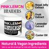 PINK LEMON Braiding Gel - Maximum Hold, No Flaking, Long Lasting Hold, High Shine. For Micro, Inter, Dread, Faux, Loc, Twist, Braid, Edge. (15 oz) view 3