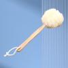 Leapiture Long Handle Shower Brush Back Scrubber Bath Scrubber Shower Accessory Body Wash Brush for Gentle Shower Exfoliation (White) view 2