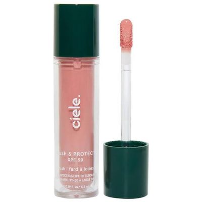 ciele blush & PROTECT SPF 50+ hydrating liquid blush - Behati (dusty rose)
