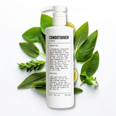Blu Atlas Men's Natural Conditioner  Organic, Sulfate-Free, Paraben-Free  Deep Moisturizing & Scalp Soothing  Classic Scent (Bergamot, Sage, Patchouli)  Made in America  16 oz