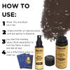 Supreme Trimmer Hair Building Fibers 8-in-1 Kit | 25G Keratin Fibers, Pump Nozzle, Hairline Cards, S&L Shaker, Brush, Wipes, Mirror | Conceal & Thicken Thinning Hair in Men & Women | Dark Brown view 2