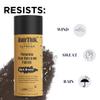 Supreme Trimmer Hair Building Fibers 8-in-1 Kit | 25G Keratin Fibers, Pump Nozzle, Hairline Cards, S&L Shaker, Brush, Wipes, Mirror | Conceal & Thicken Thinning Hair in Men & Women | Dark Brown view 4