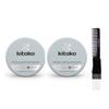 yper Affinage Asp Luxury Kitoko Arte Crystal Clear Sculpting Wax (2.6 oz) with Teasing Comb Pack 2 view 1