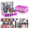 Color Nymph Girls Makeup Kits for Teen, Beginner Makeup Kit For Girls Non Toxic Makeup Set w/Train Case 24pcs Cosmetics Eyeshadow Lipstick Lipgloss Blush Mascara Eyeliner For Tweens Girl/Lady view 1