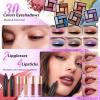 Color Nymph Girls Makeup Kits for Teen, Beginner Makeup Kit For Girls Non Toxic Makeup Set w/Train Case 24pcs Cosmetics Eyeshadow Lipstick Lipgloss Blush Mascara Eyeliner For Tweens Girl/Lady view 2