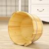 GenSDH Foot Tub Wooden Foot Basin Solid Wood Foot Soaking Barrel Bucket,Foot Soaking Tub,Foot Wash Basin for Foot Bath,Foot Spa Bucket Foot Bath Wooden Bucket Foot Spa Household Wash Ba view 3