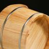 GenSDH Foot Tub Wooden Foot Basin Foot Tub Spa/Bath/Bucket with Handle and Home Soaking Basin Oak Wood Acupuncture Points Massage Foot Bath Wooden Bucket Foot Spa Household Wash Ba view 2