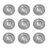 9 Pack SH50 Replacement Head Compatible with Philips Norelco Series 5000 Upgraded SH50 Compatibility Double blades for norelco 5000 replacement heads. view 1