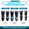 9 Pack SH50 Replacement Head Compatible with Philips Norelco Series 5000 Upgraded SH50 Compatibility Double blades for norelco 5000 replacement heads. view 4