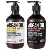 Cab's Argan Oil Shampoo and Conditioner Set for Women and Men - Best Gift for Damaged, Thinning Hair, Curly or Frizzy Hair - Paraben Free 2 x 16.9 fl oz view 1