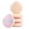 5Pcs Pale Pink Makeup Sponge For Foundation Concealer And Powder, Latex free Blender Sponge For Natural And Easy Makeup Soft Long-lasting And Beginner-friendly, Medium view 1
